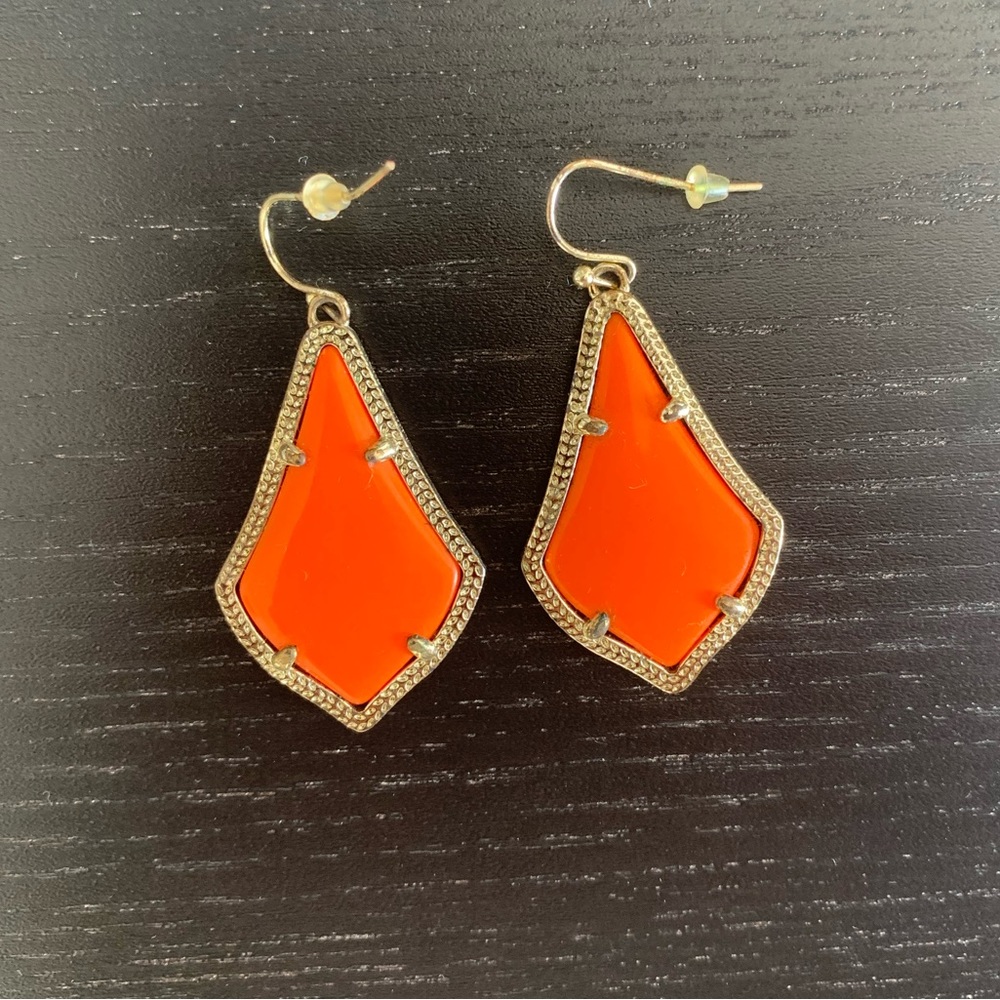Orange Kendra Scott Earrings
